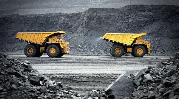 Coal haul trucks